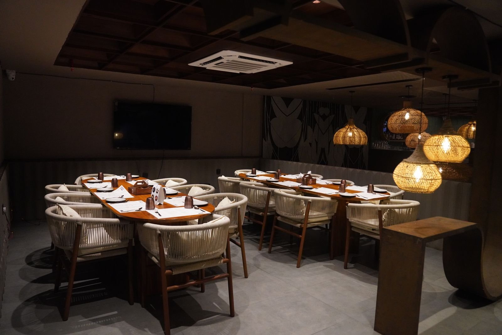 Naughty Kodi dining area