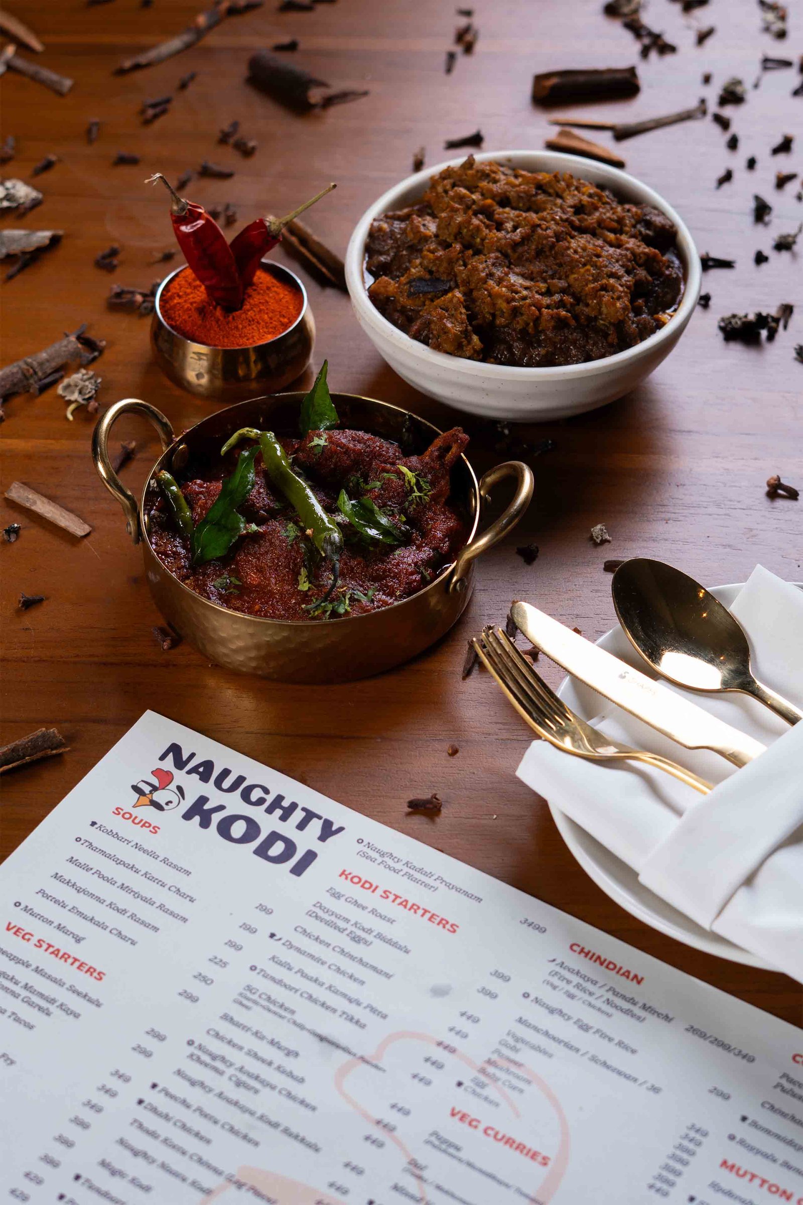 Naughty Kodi, Andhra & Telangana kitchen & bar, Khajaguda Hyderabad